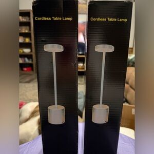 Cordless Table Lamp Set